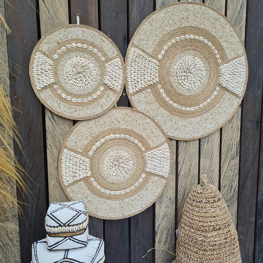 Set 3pcs Wall decor home decor wall plates wall hanging bedroom decor (50, 40, 30cm) Model 27