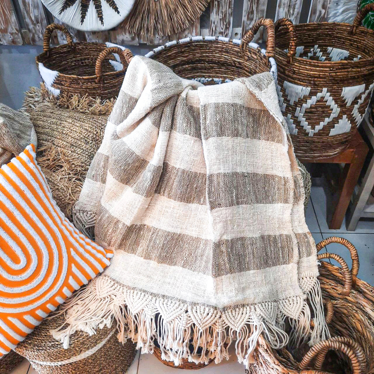 Interior Blanket sofa blanket cotton 140x200cm (Model 5)
