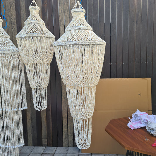 Shell lampshade 40x120cm shell chandelier sea shell pendant lamp shade shell lamp