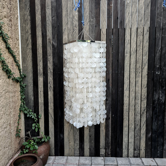 Shell lampshade 40x100cm, sea shells lampshade, lamp shade, shell chandelier, pendant lampshade, pendant chandelier, pendant lamp