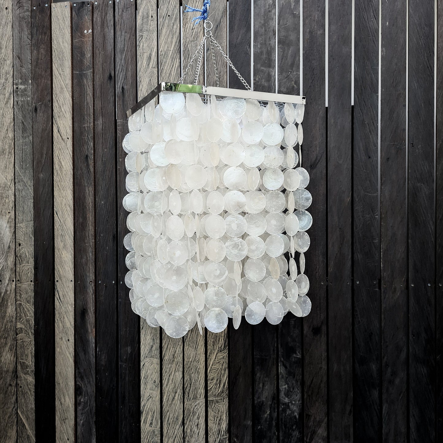 Shell lampshade 40x60cm, sea shells lampshade, pendant lampshade, pendant chandelier, shell chandelier, singing shells, singing chandelier