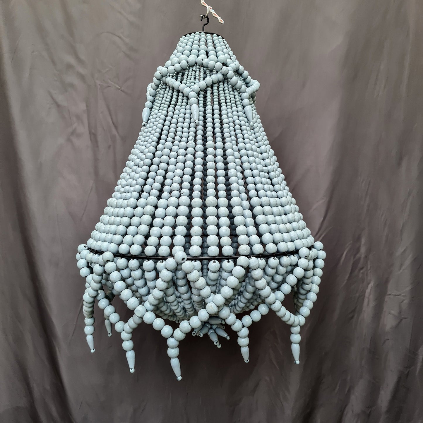 Beaded pendant lampshade wooden beads chandelier beaded chandelier wood lamp pendant loft bohemian style