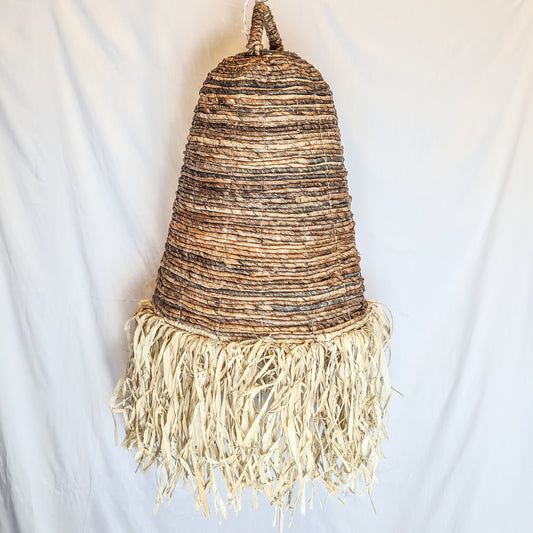 Set of 3 lampshade 30cm 40cm 50cm banana leaf wicker pendant lamp shade chandelier bohemian lamp boho style decor