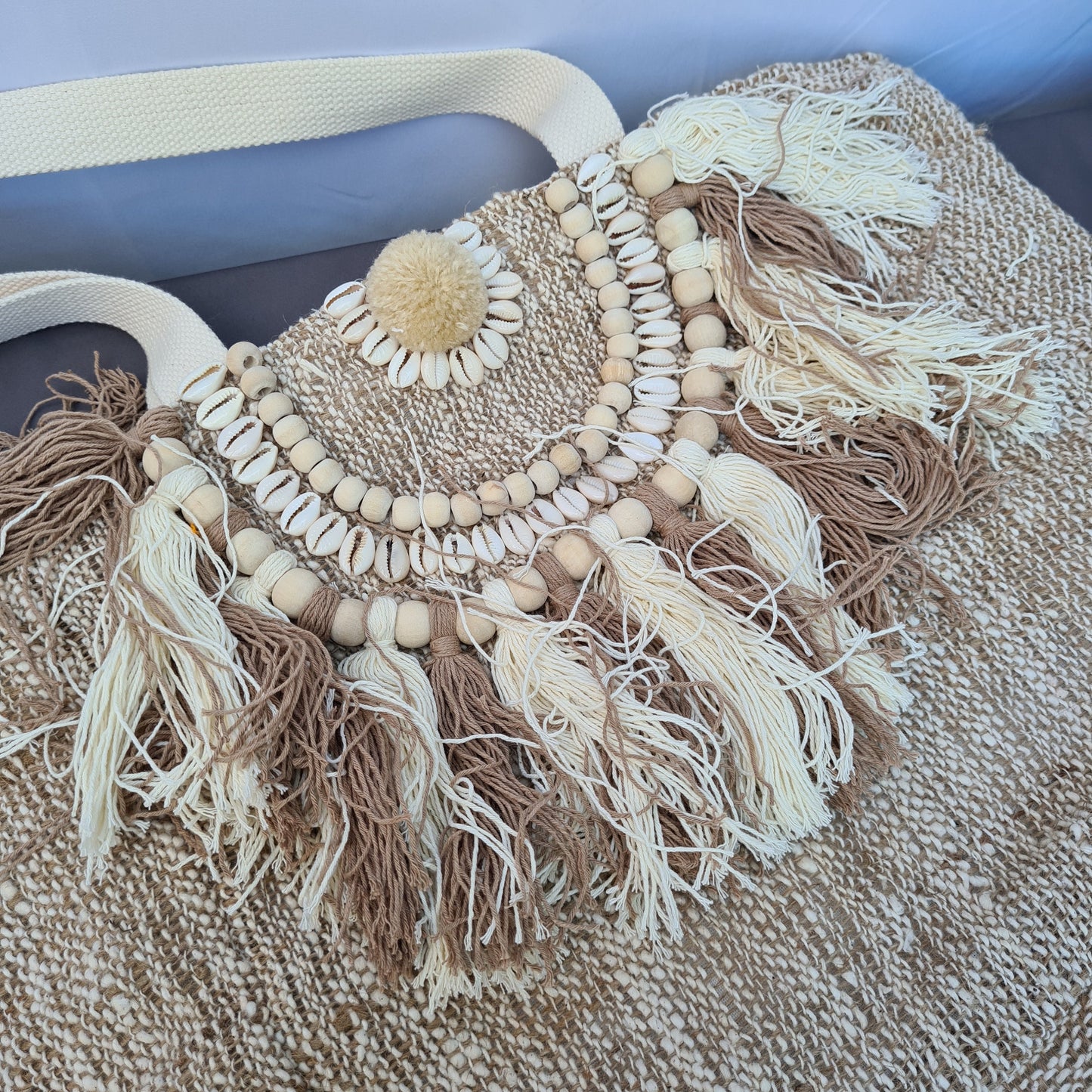 Summer linen beach bag wicker bali bag handbag shoulder bag hand basket woven bag purse case pouch satchel sac agel seagrass macrame