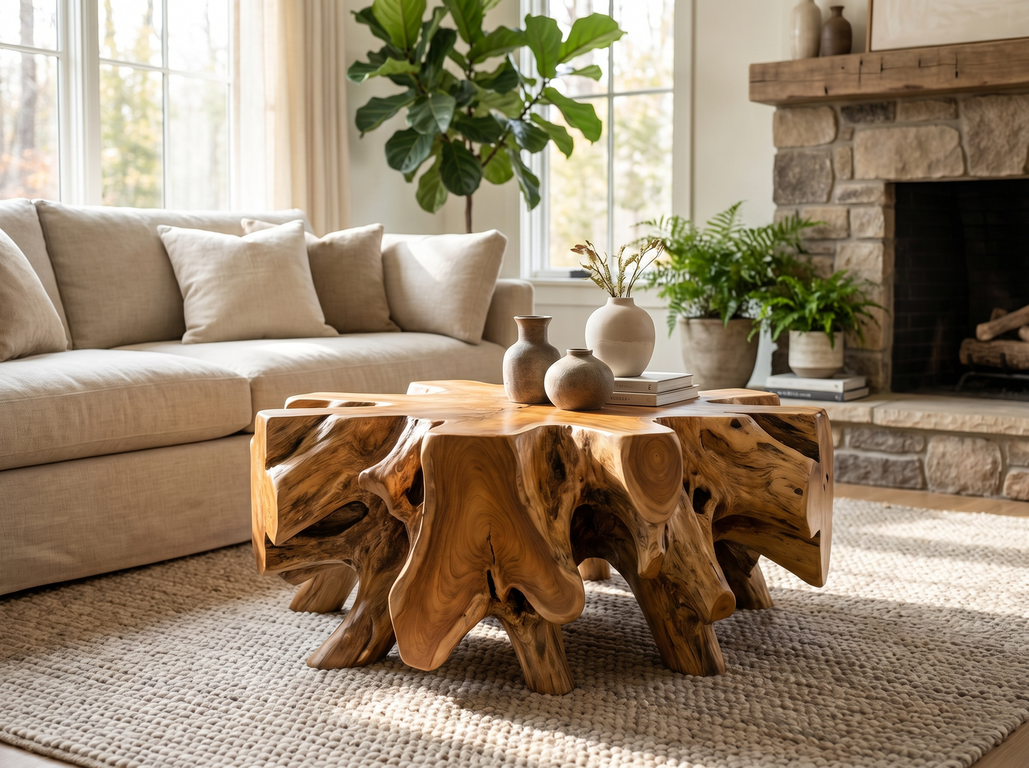 7. Root coffee table