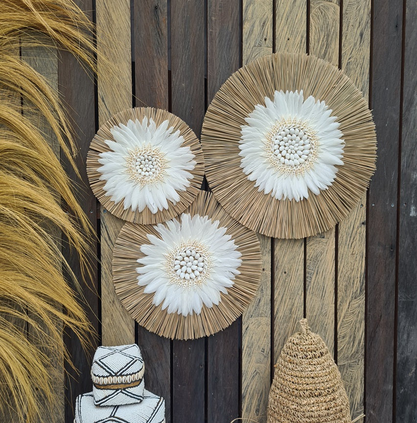 Set 3pcs Wall decor home decor wall plates wall hanging bedroom decor (50, 40, 30cm) Model 23