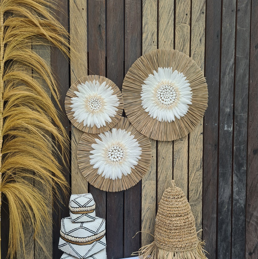 Set 3pcs Wall decor home decor wall plates wall hanging bedroom decor (50, 40, 30cm) Model 23