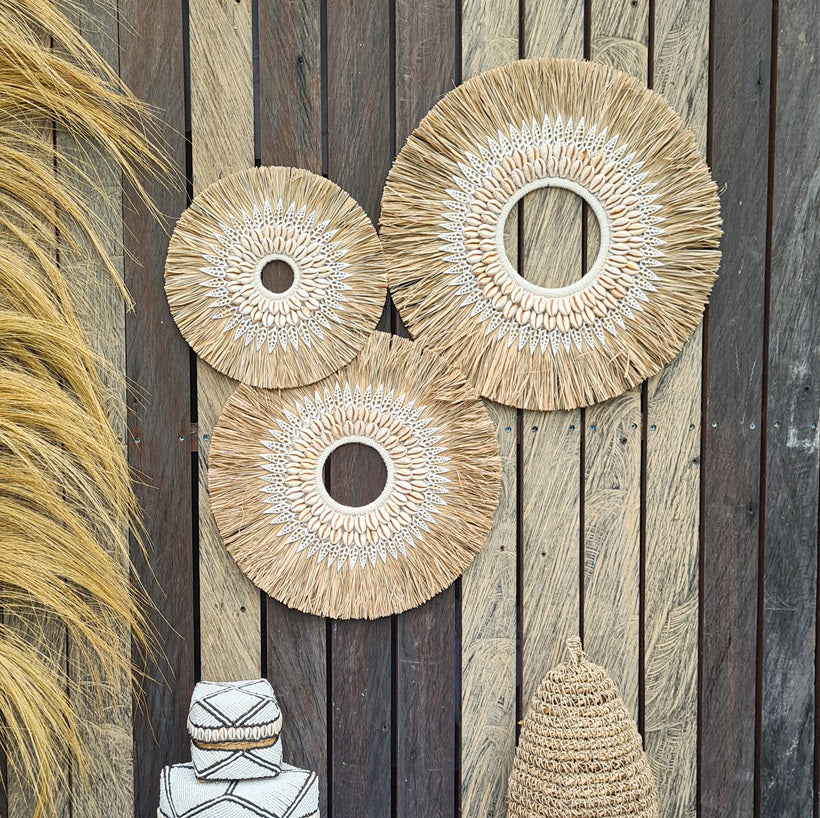 Set 3pcs Wall decor home decor wall plates wall hanging bedroom decor (50, 40, 30cm) Model 25