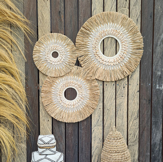 Set 3pcs Wall decor home decor wall plates wall hanging bedroom decor (50, 40, 30cm) Model 25