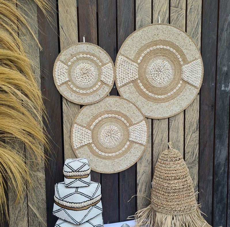 Set 3pcs Wall decor home decor wall plates wall hanging bedroom decor (50, 40, 30cm) Model 27