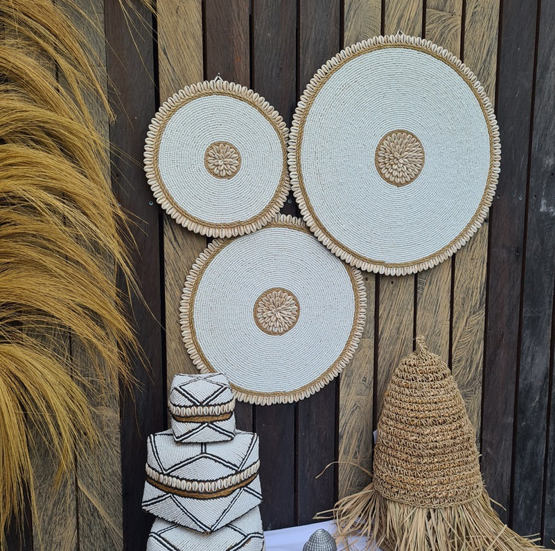 Set 3pcs Wall decor home decor wall plates wall hanging bedroom decor (50, 40, 30cm) Model 28
