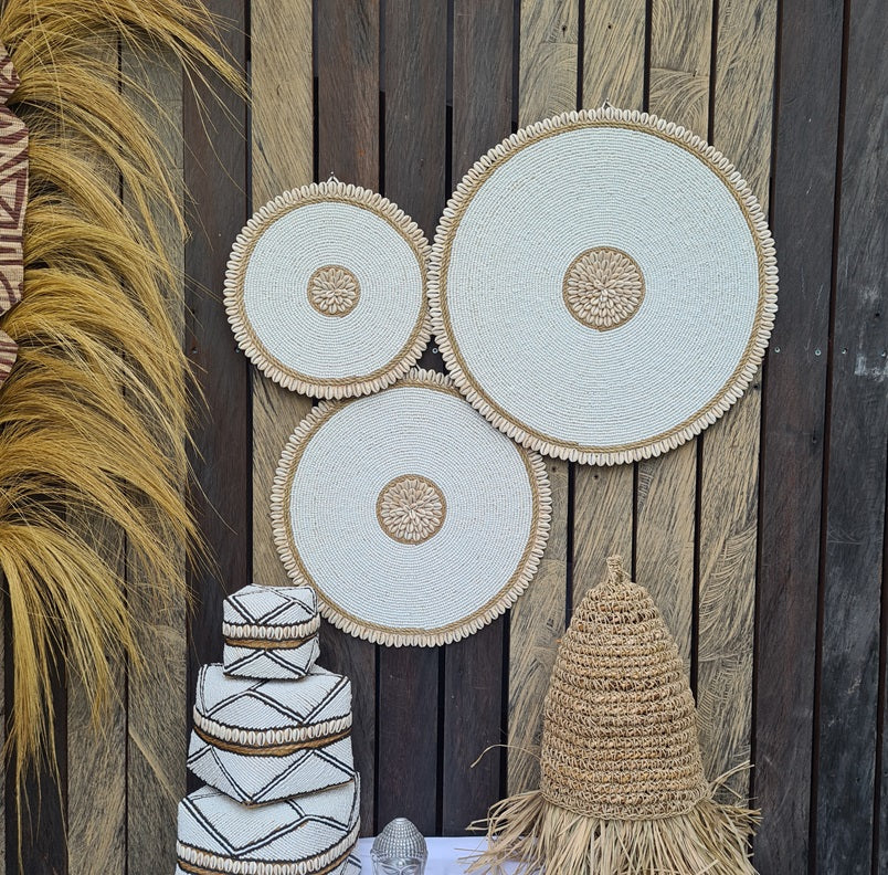 Set 3pcs Wall decor home decor wall plates wall hanging bedroom decor (50, 40, 30cm) Model 28
