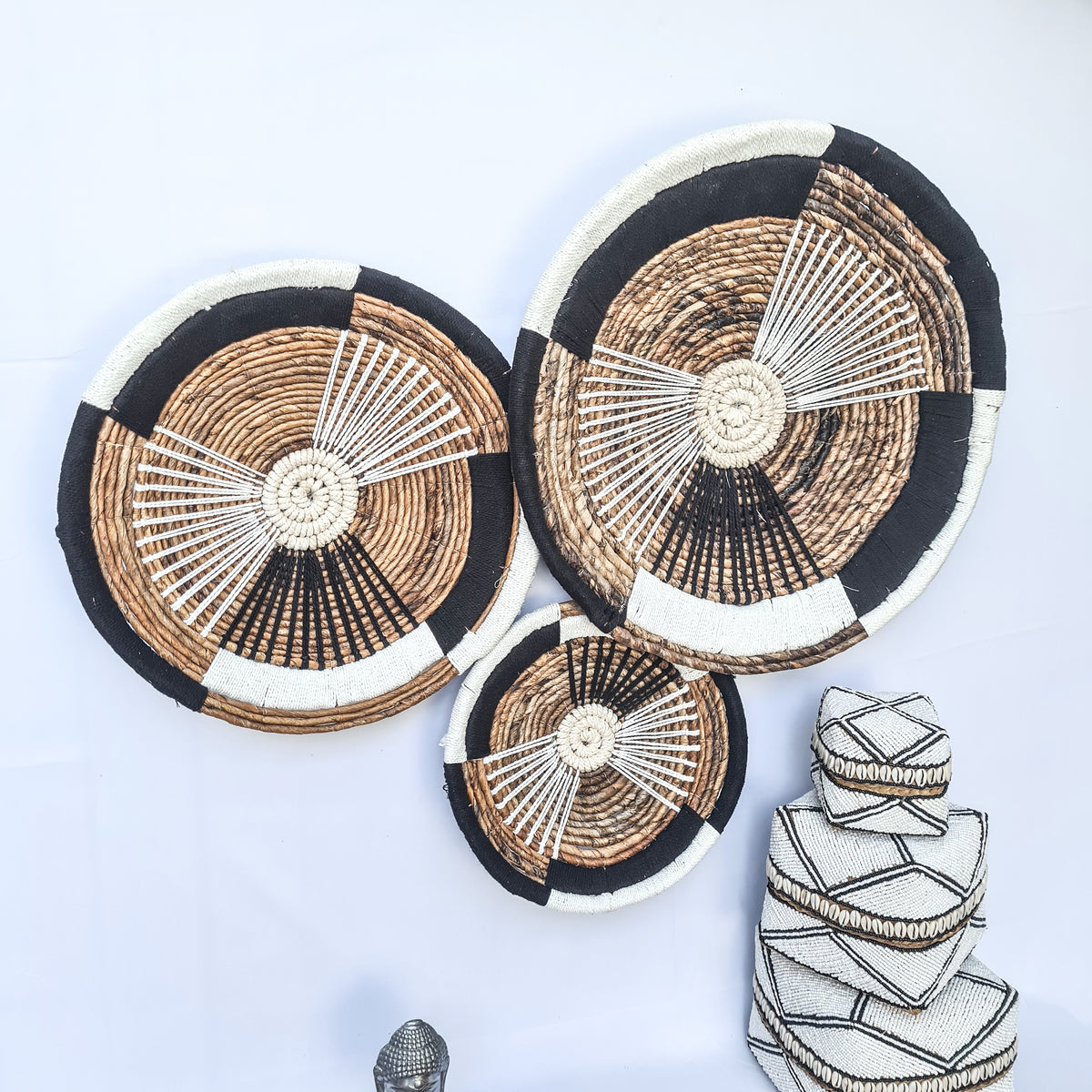Wall decor Wicker plates (WHOLESALE)