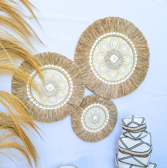 Set 3pcs Wall decor home decor wall plates wall hanging bedroom decor (50, 40, 30cm) Model 53
