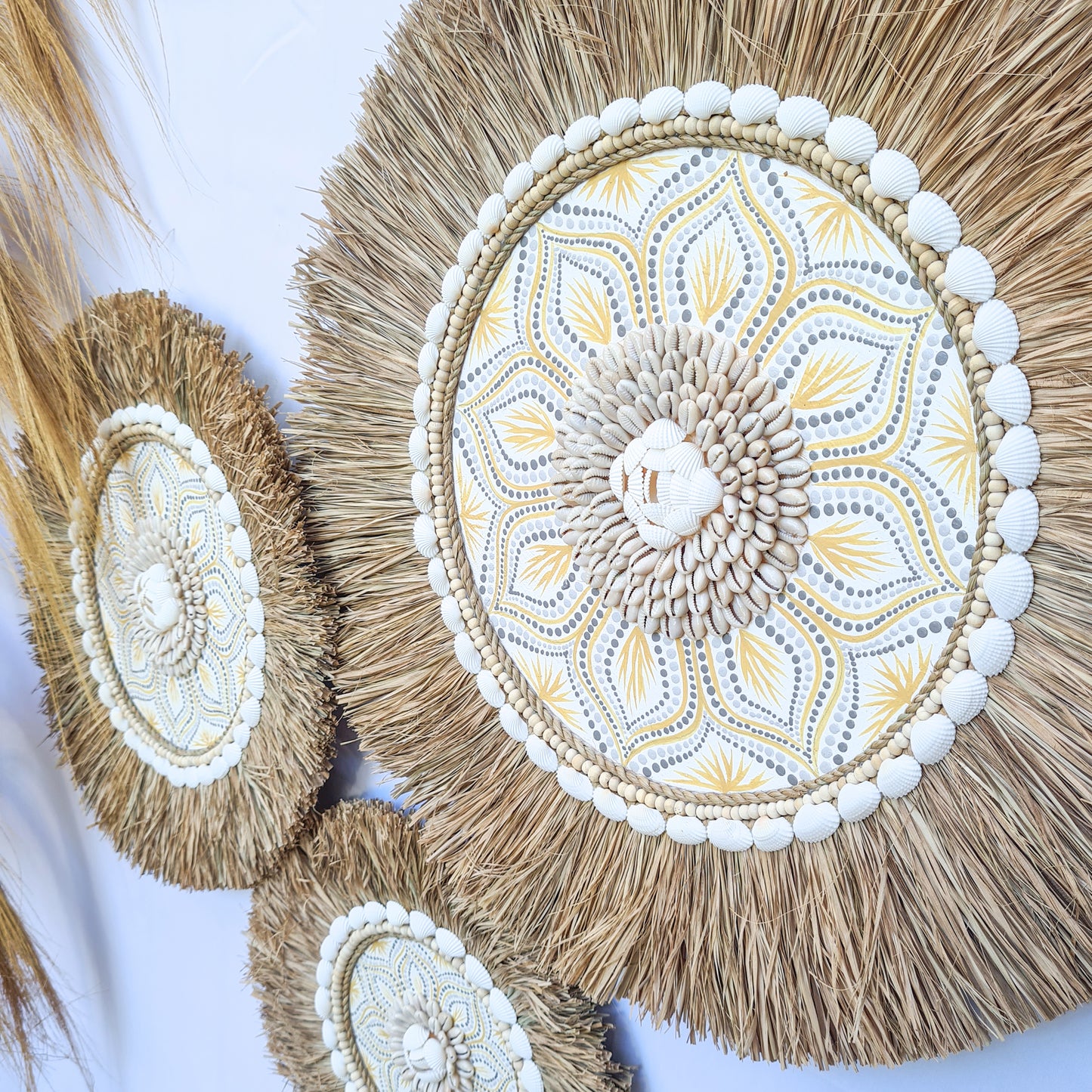 Set 3pcs Wall decor home decor wall plates wall hanging bedroom decor (50, 40, 30cm) Model 53