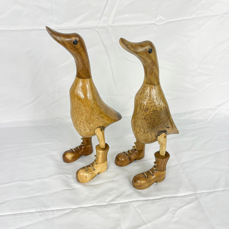 Set 2pcs Wooden Duck original + shoes