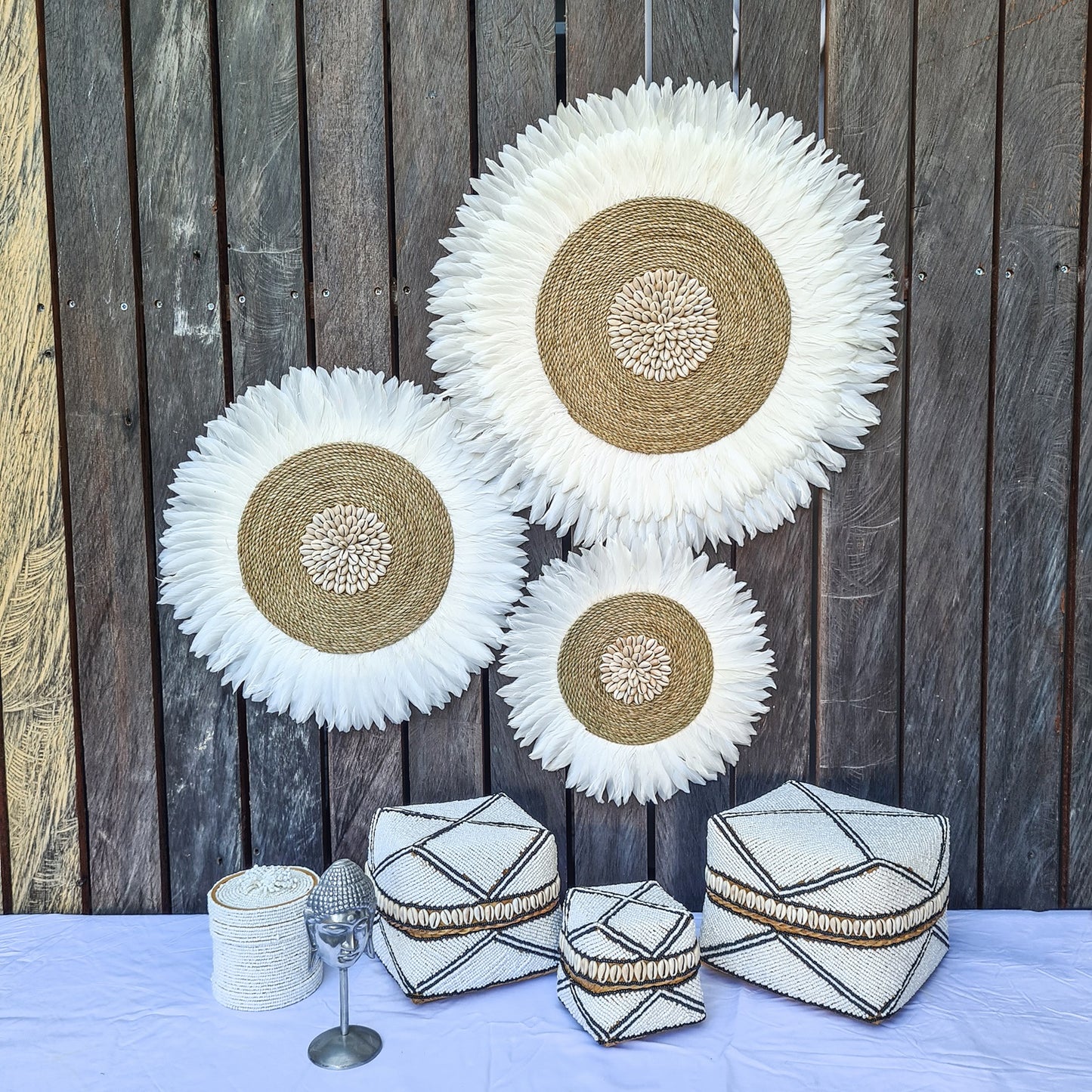 Set 3pcs Wall decor home decor wall plates wall hanging bedroom decor (50, 40, 30cm) Model 39