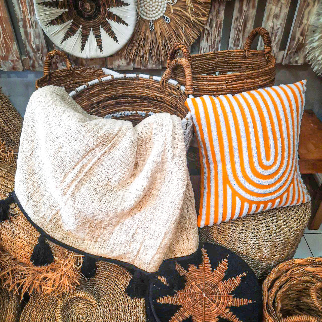 Interior Blanket sofa blanket cotton 140x200cm (Model 4)