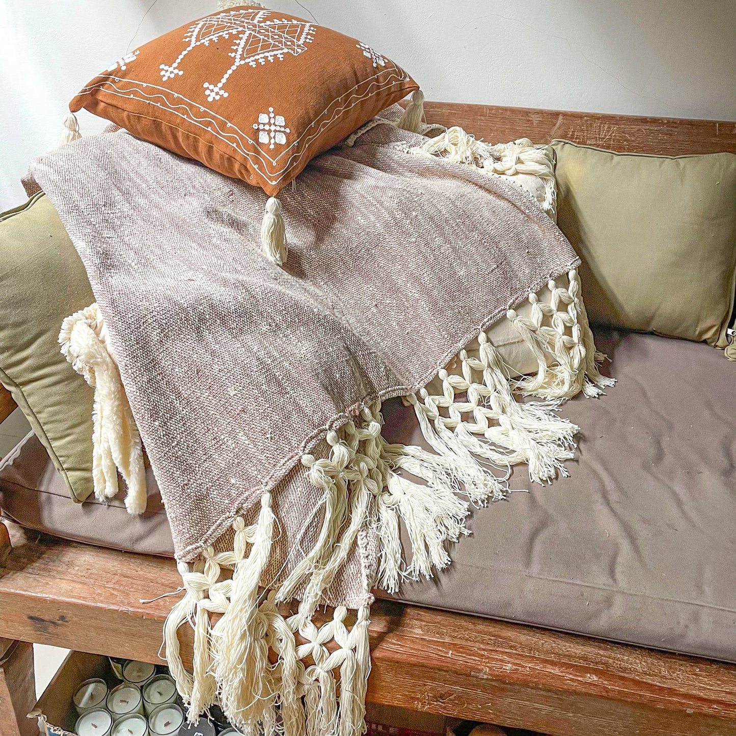 Interior Blanket sofa blanket cotton 140x200cm (Model 12)