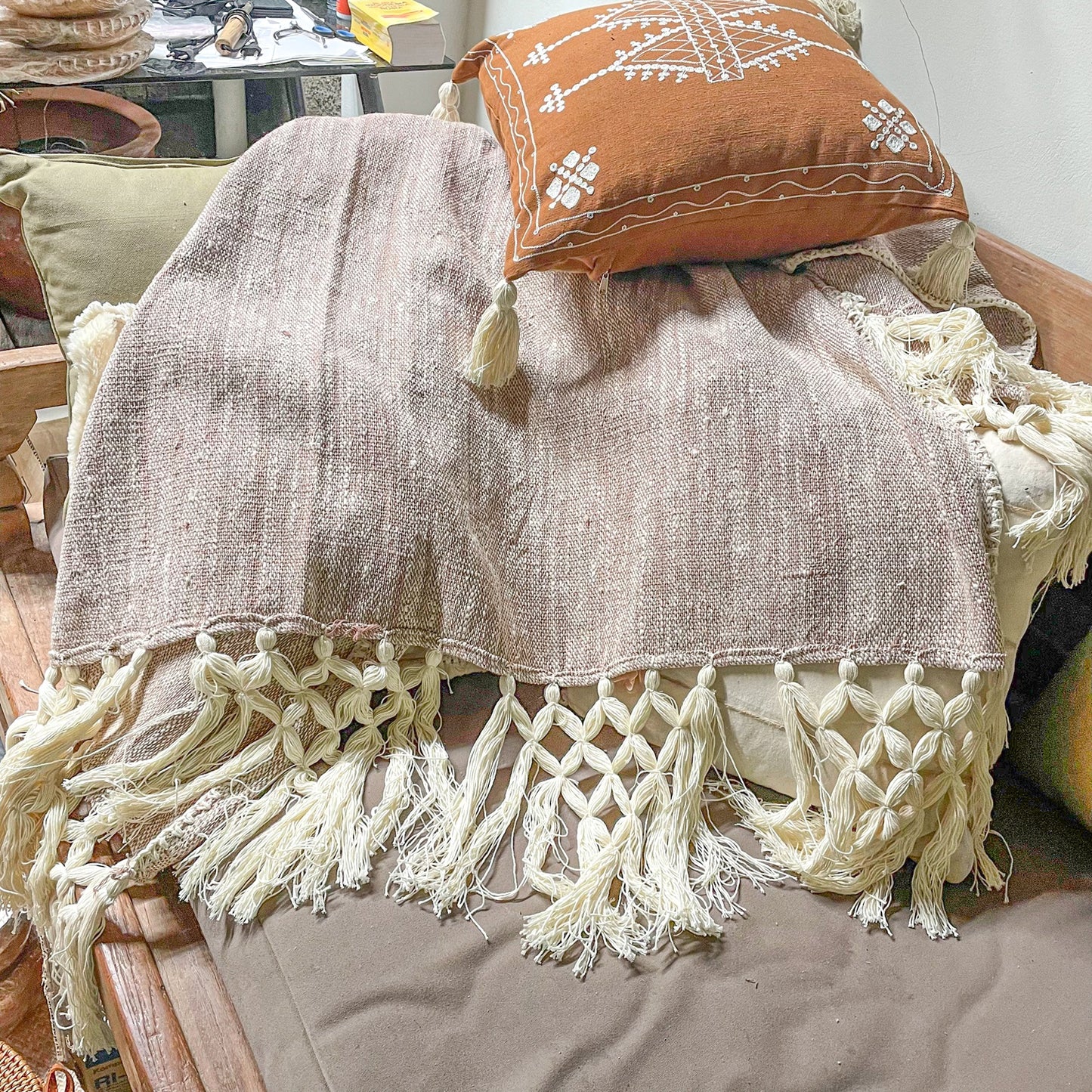 Interior Blanket sofa blanket cotton 140x200cm (Model 12)