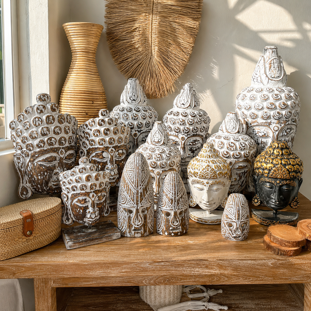 Buddha Head, Buddha Mask, Other Mask (WHOLESALE)