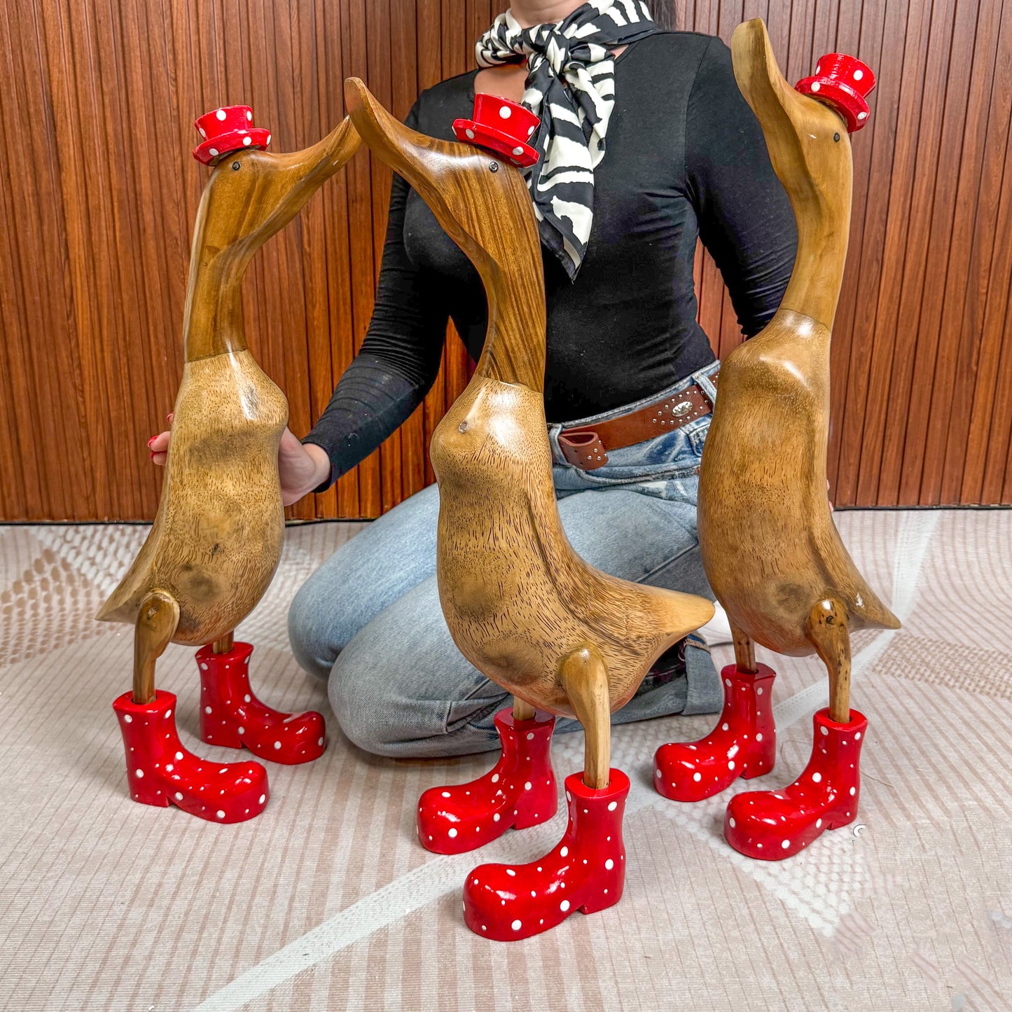 Wooden duck