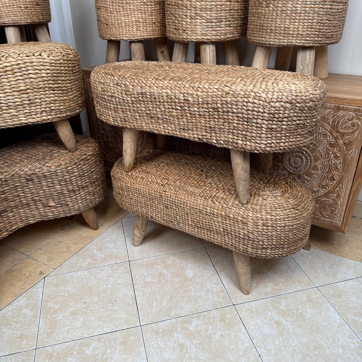 Wicker banch (WHOLESALE)