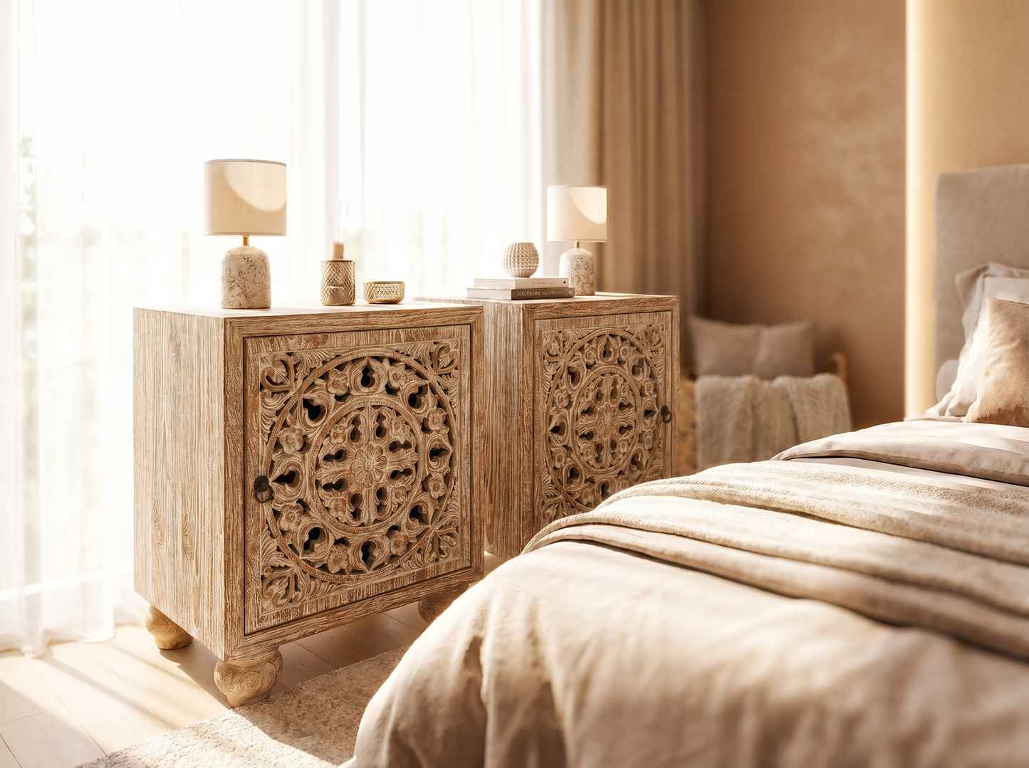 Nightstand Boho Set 2pcs