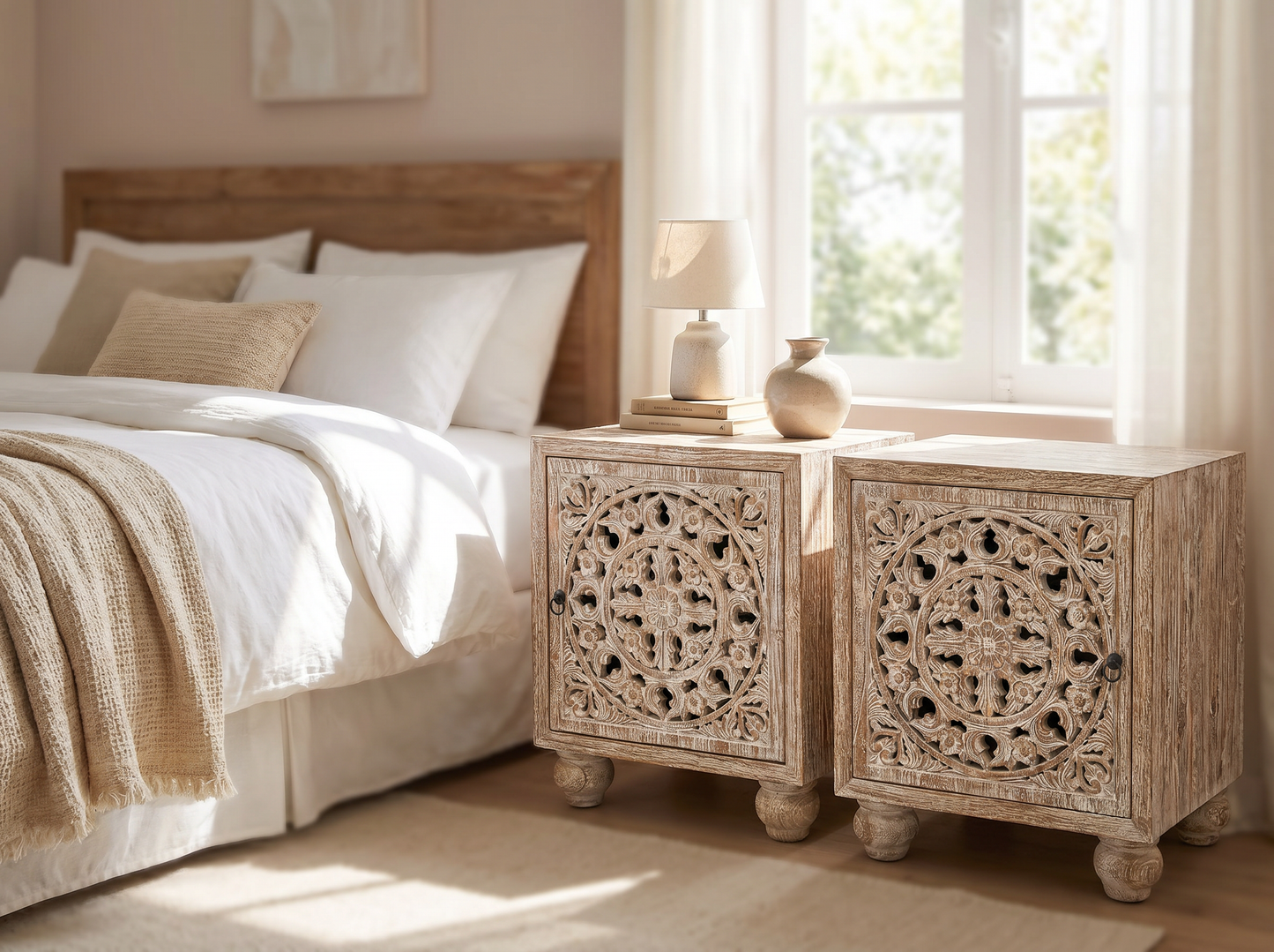 Nightstand Boho Set 2pcs