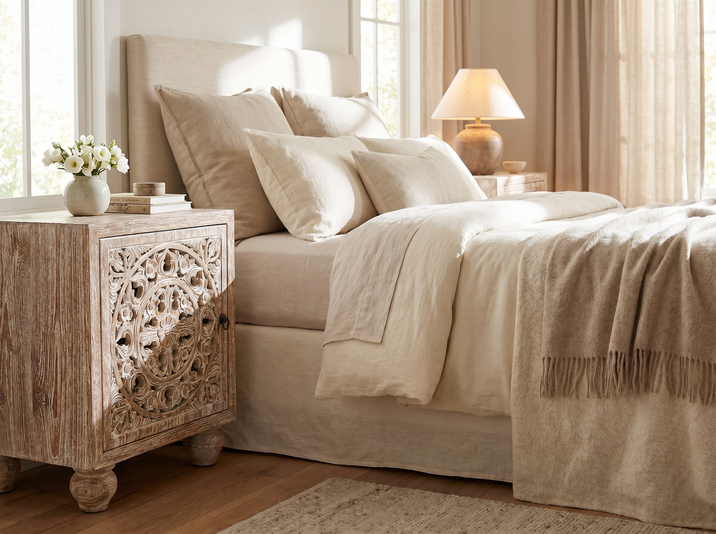 Nightstand Boho Set 2pcs