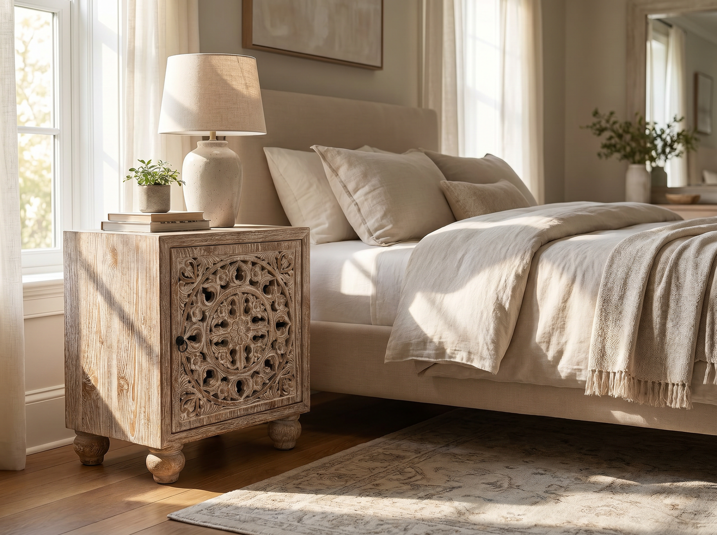Nightstand Boho Set 2pcs