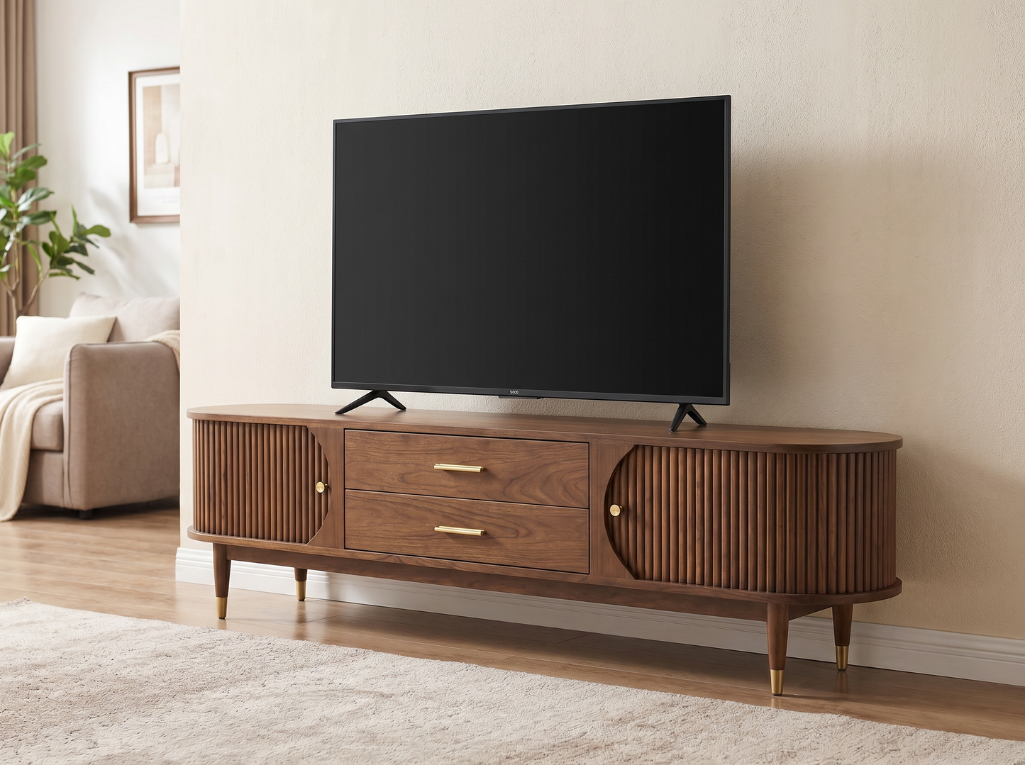 TV Stand (Color: classic wood)