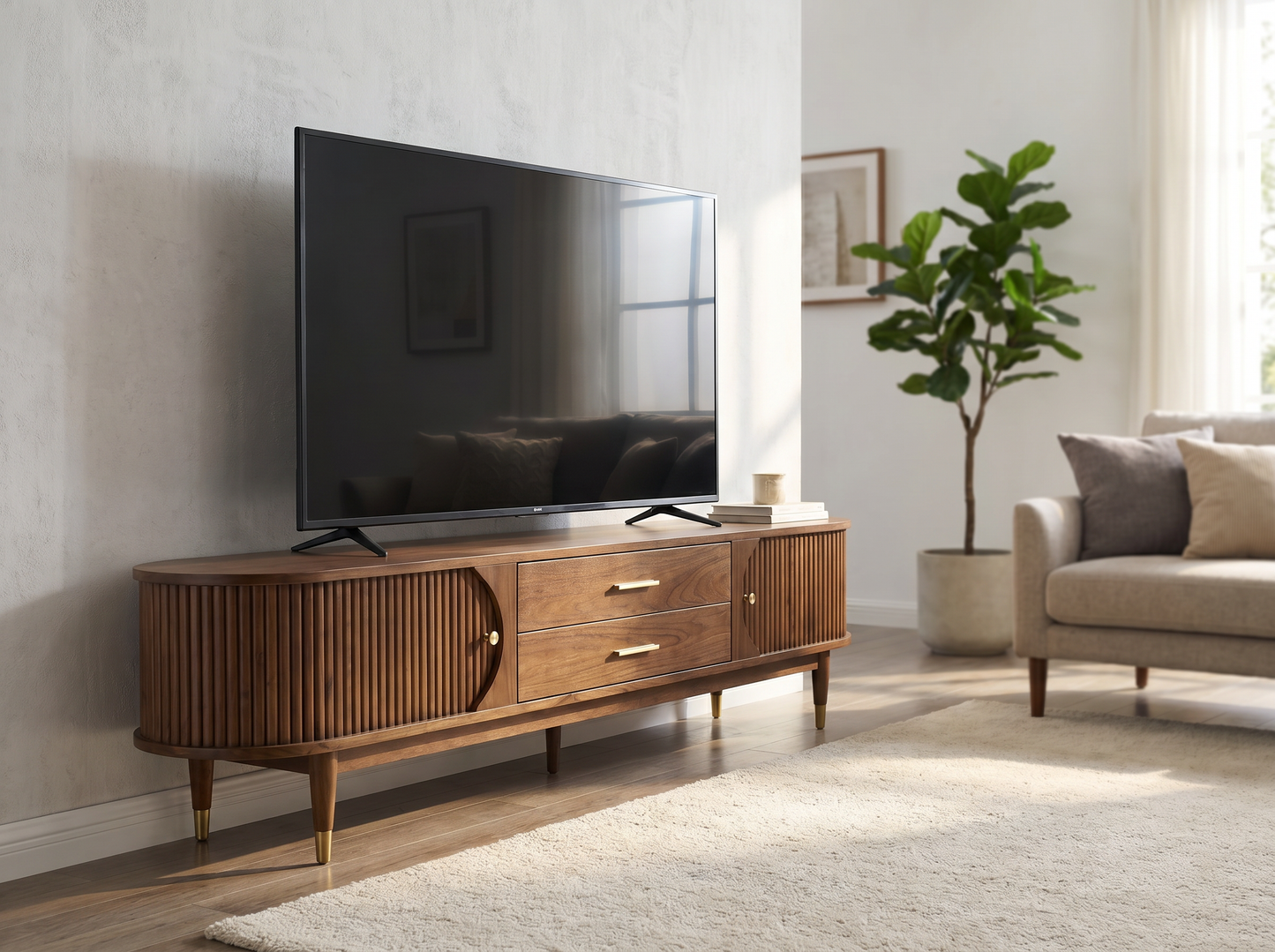 TV Stand (Color: classic wood)
