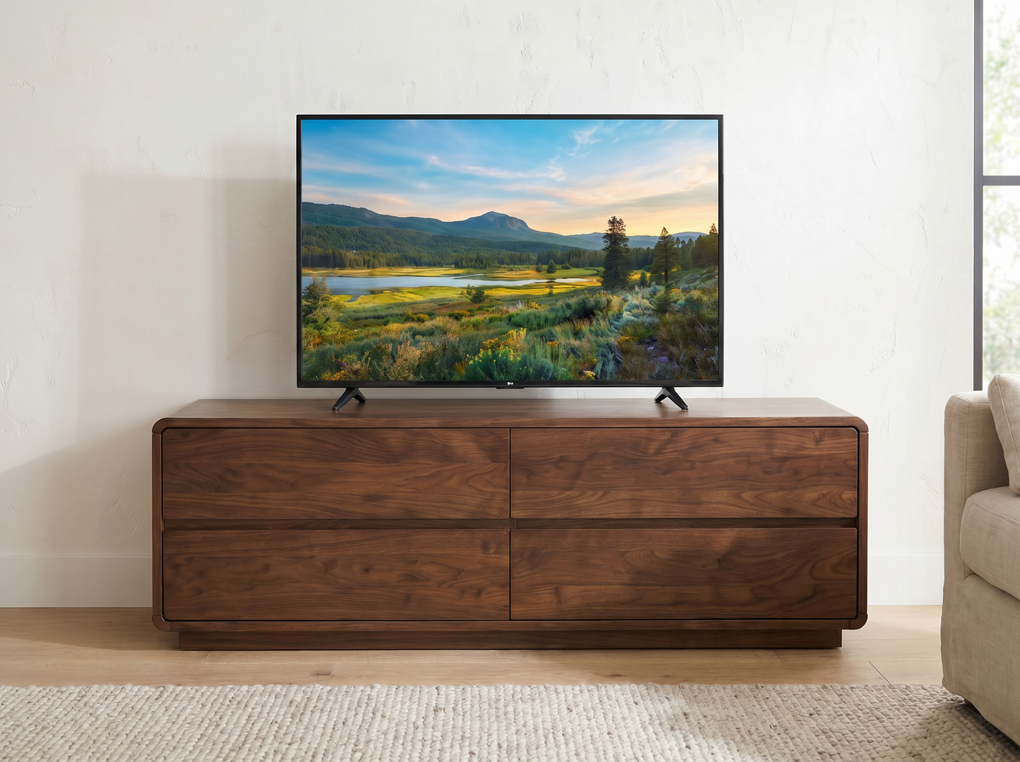 TV stand (Color: Classic wood)