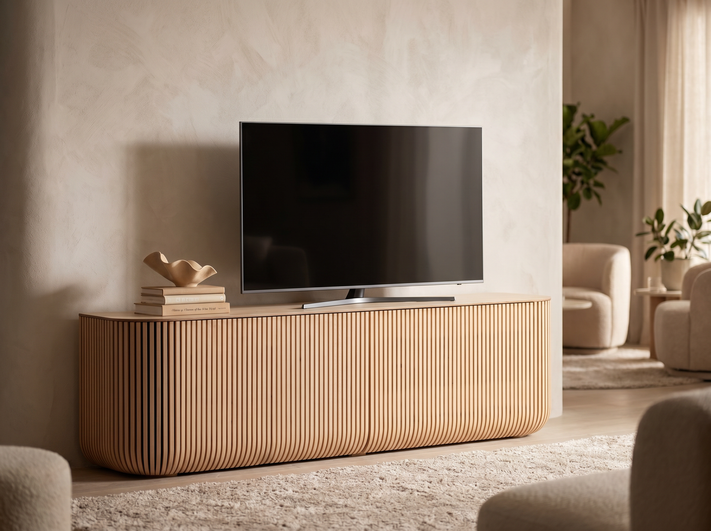 TV Stand (Natural bleshing)