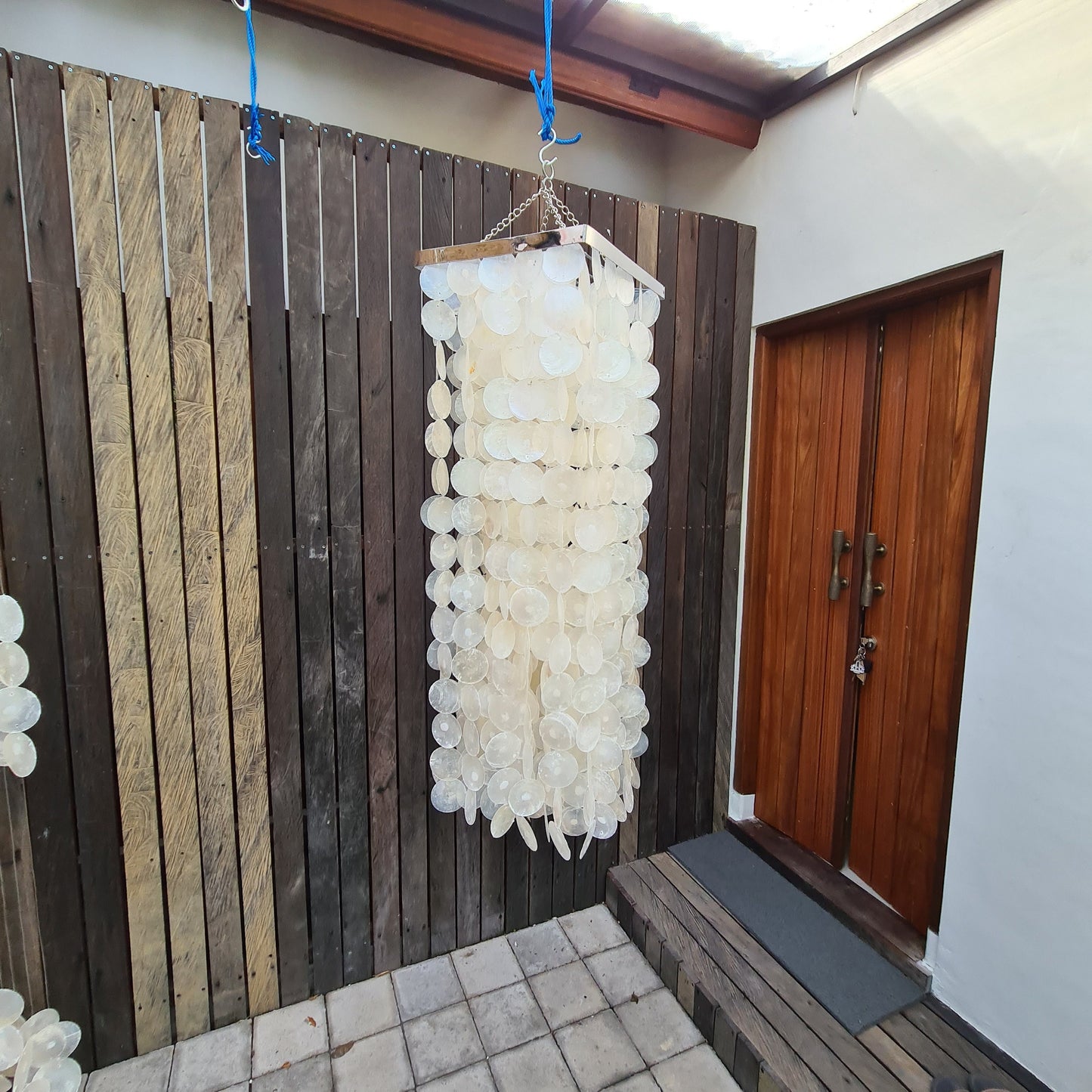 Shell lampshade 30x90, sea shells lampshade, pendant lamp shade, pendant chandelier, shells chandelier, shell chandelier, pendant lamp