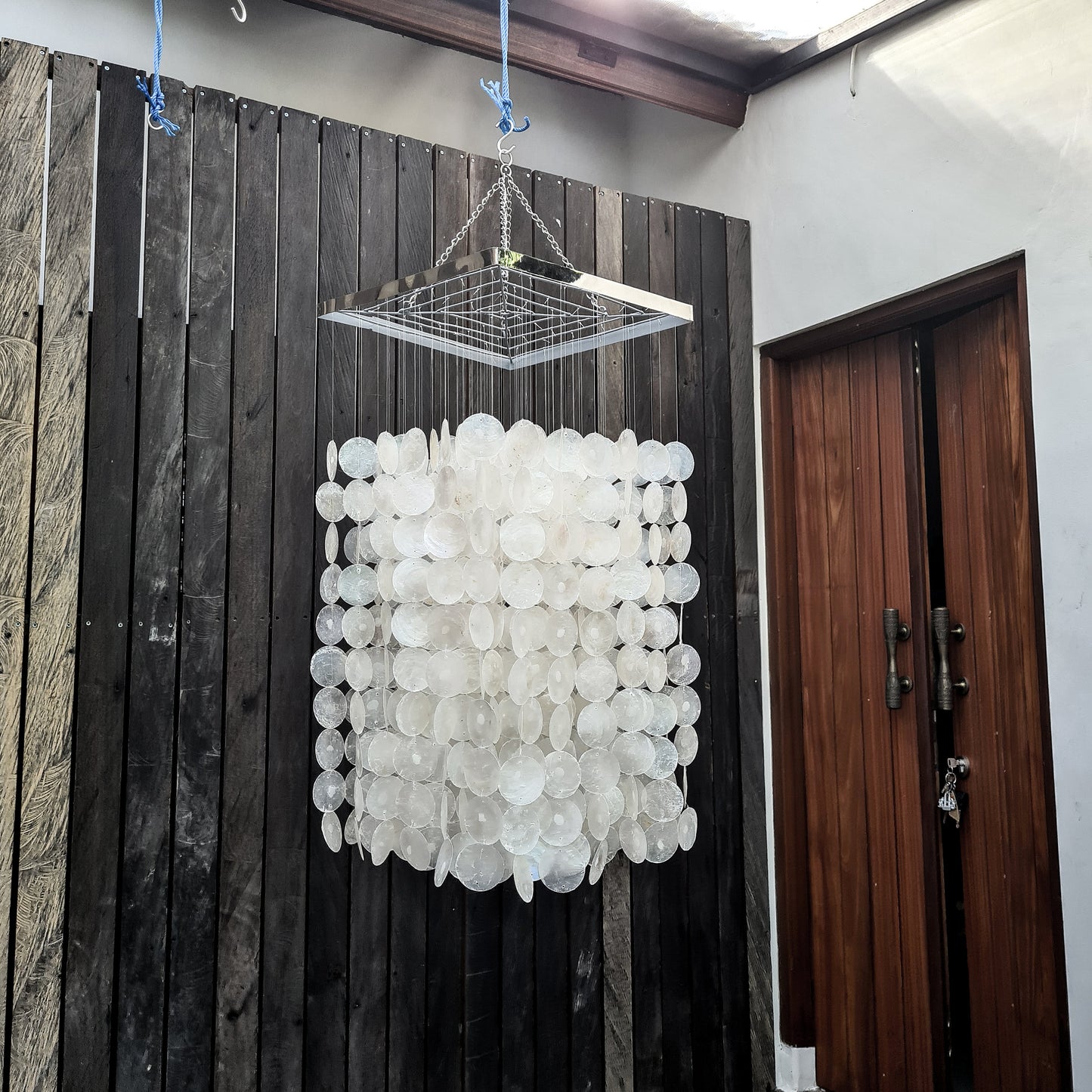 Sea shells lampshade 40x80, shell lampshade, shell chandelier, pendant lampshade, pendant chandelier, pendant lamp, singing chandelier
