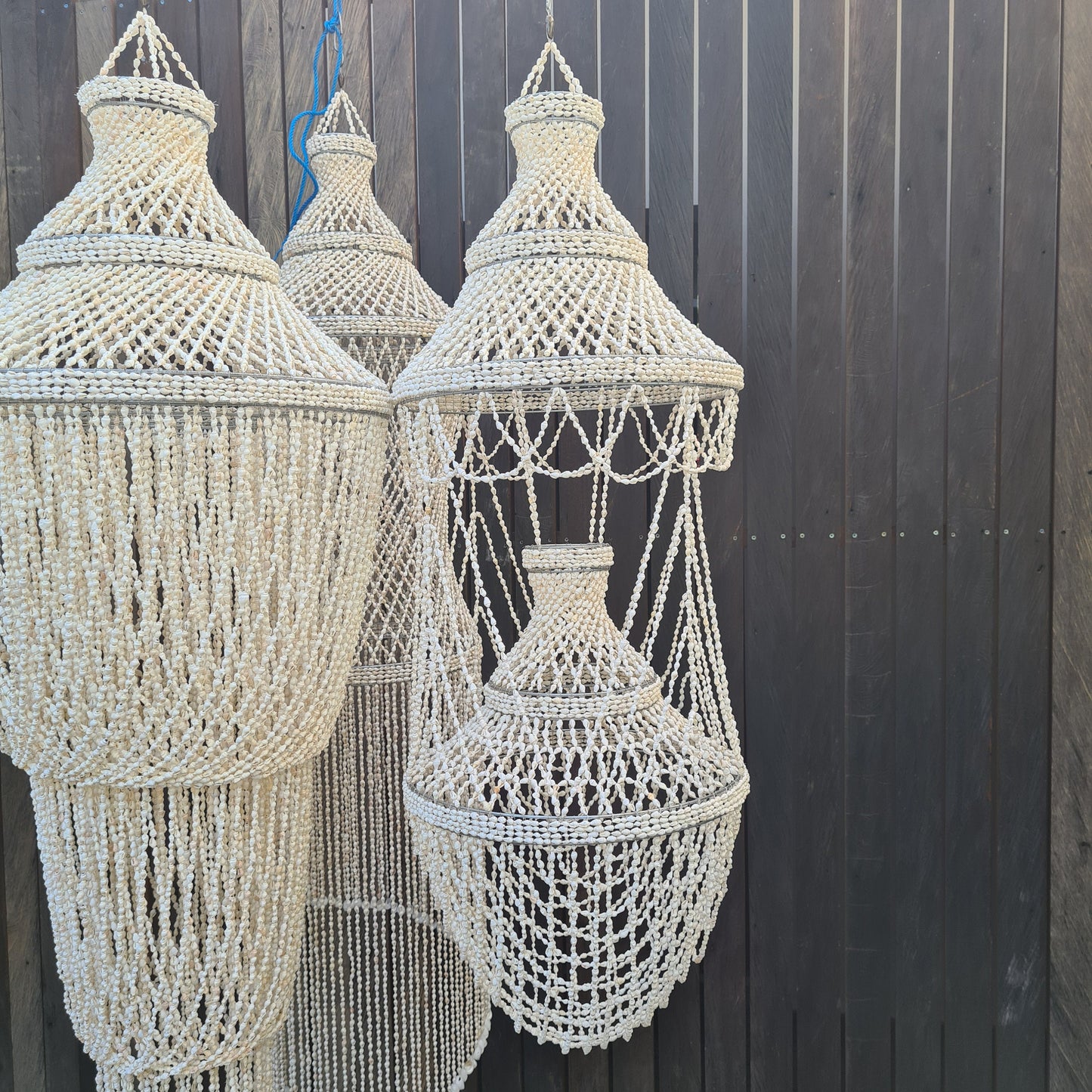 shell lampshade Aladdin 40x120cm, shells lamp shade, shell chandelier, sea shells lamp shade, lamp, shells decoration