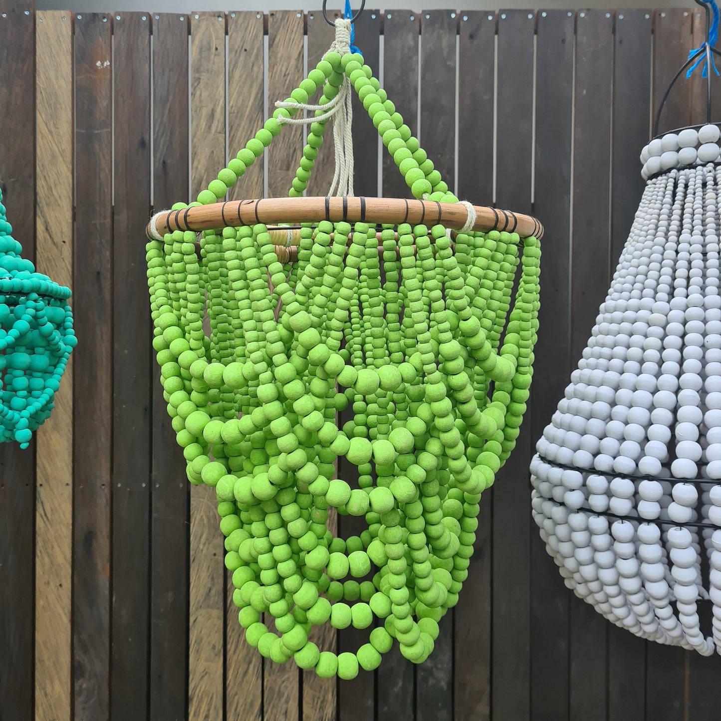 Wooden beaded lamp shade, pendant lampshade wood, lampshade beads, beads lamp shade, beads chandelier, wooden chandelier, chandelier wood