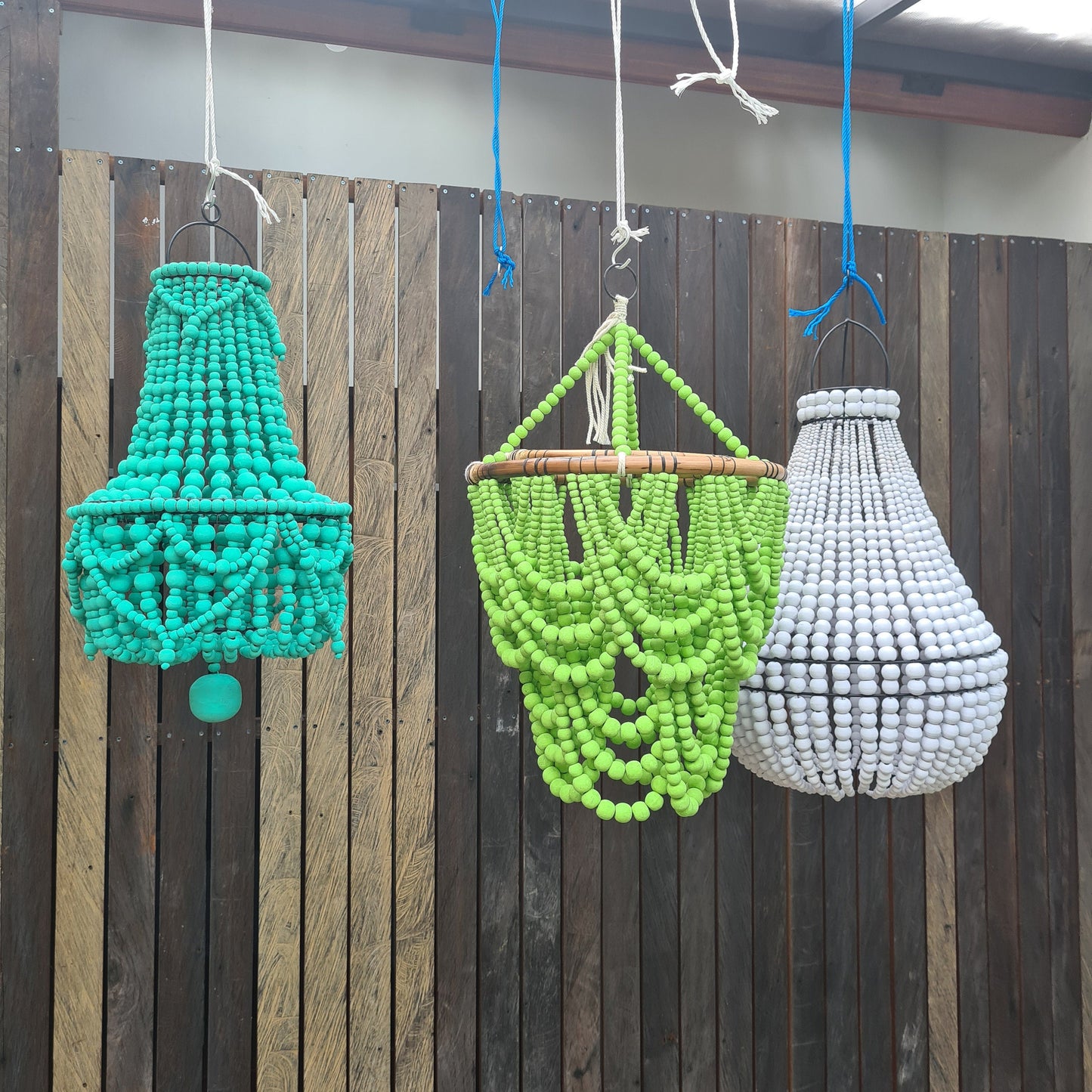 Wooden beads lamp shade 30x50cm, pendant beads lampshade, beads chandelier, wooden chandelier, wooden lampshade, tiffany lampshade
