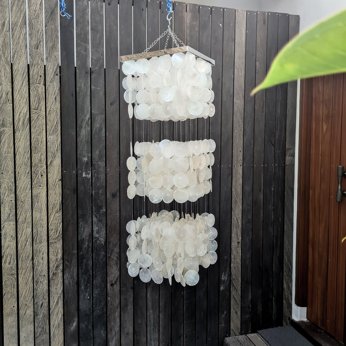 Shell lampshade 30x80, singing lampshade, pendant lampshade, shell chandelier, sea shells chandelier, pendant lamp, pendant chandelier