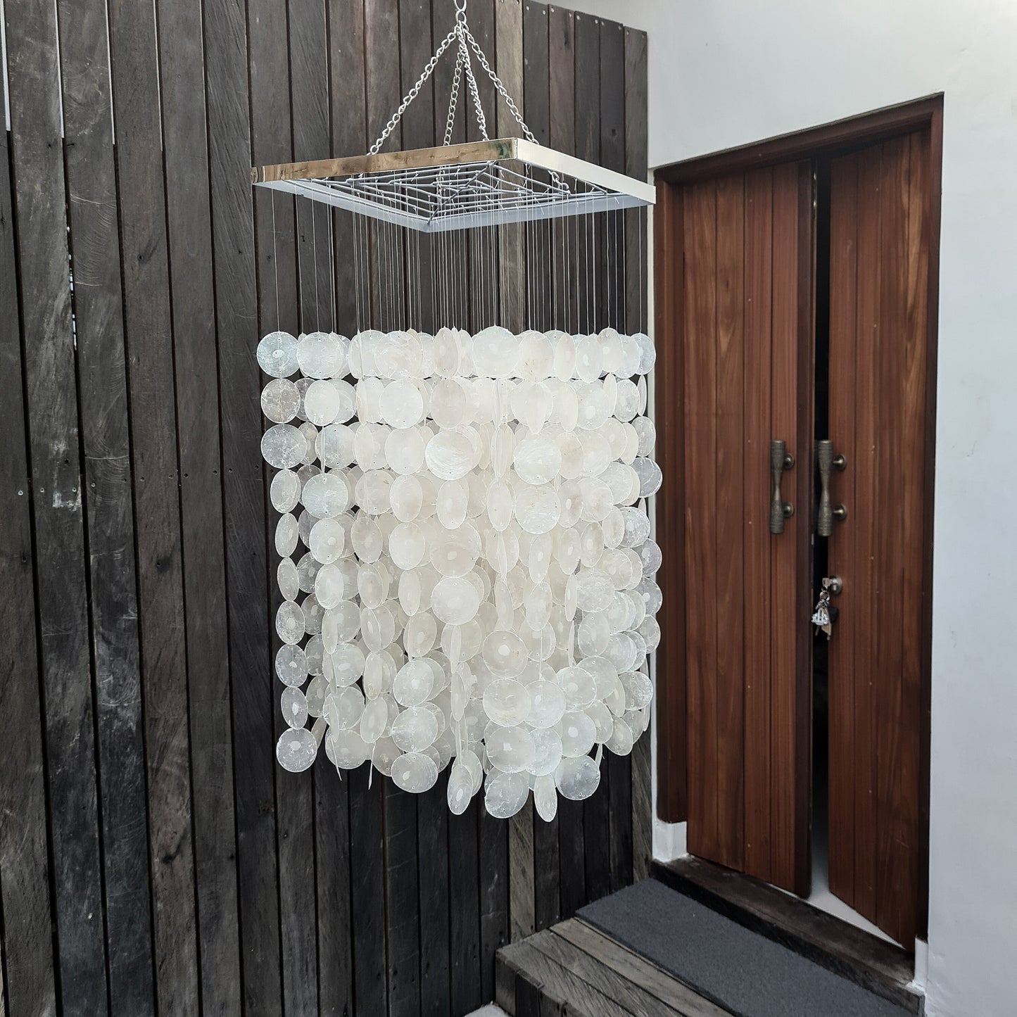 Sea shells lampshade 40x80, shell lampshade, shell chandelier, pendant lampshade, pendant chandelier, pendant lamp, singing chandelier