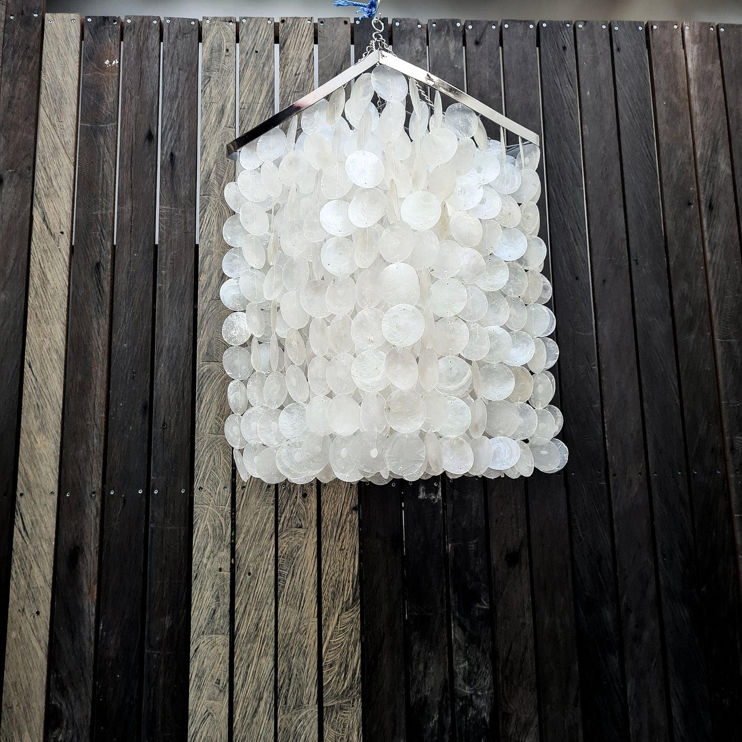 Shell lampshade 40x60cm, sea shells lampshade, pendant lampshade, pendant chandelier, shell chandelier, singing shells, singing chandelier