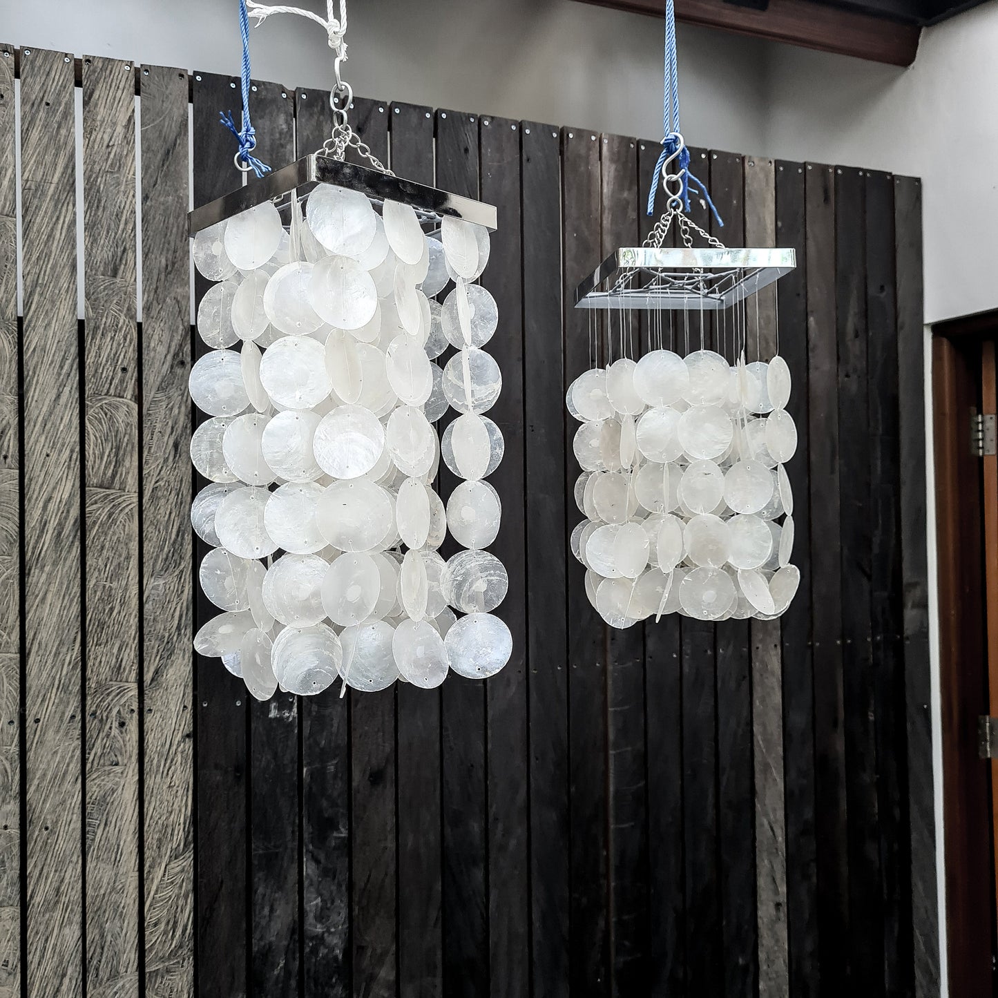 Shell lampshade 20x40cm, sea shells lampshade, singing chandelier, shell chandelier, pendant lampshade, pendant chandelier, pendant lamp