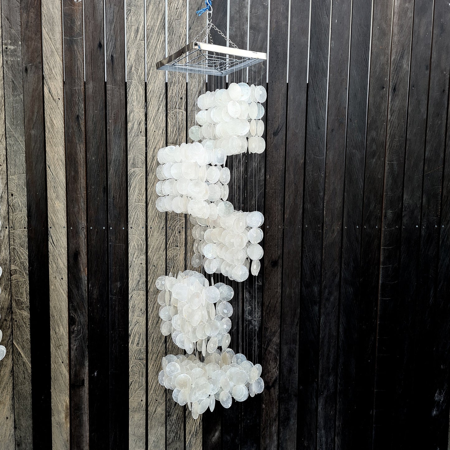 Sea shell chandelier minimal style, shell lampshade, singing chandelier, square lamp square chandelier pendant lampshade