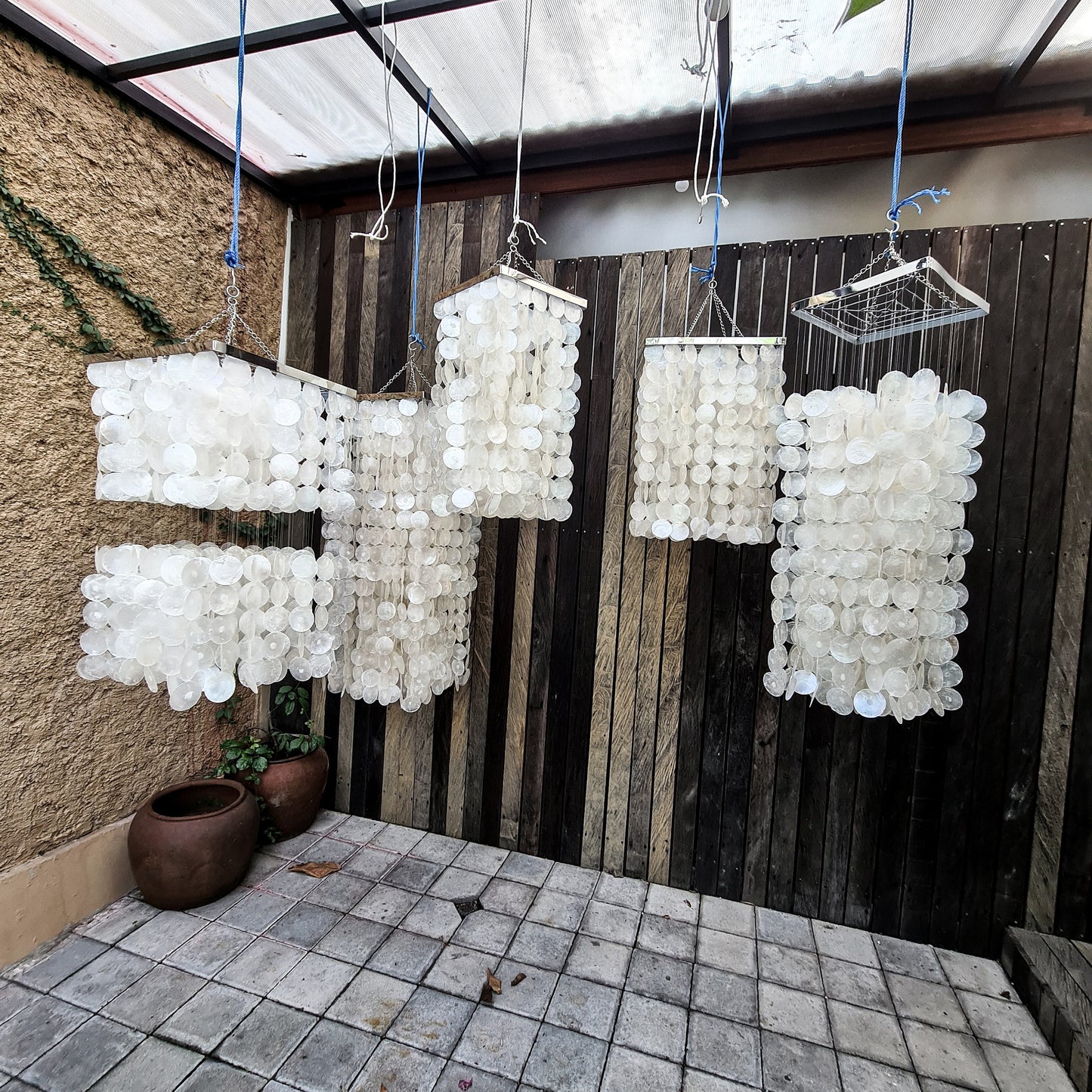 Shell chandelier, sea shell lampshade, pendant lampshade, pendant lamp, home lamp, singing chandelier