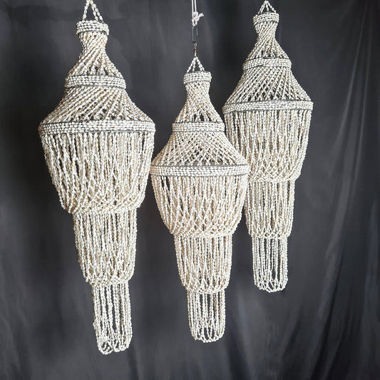 Shell lampshade susun 30x90cm sea shells chandelier white shell lamp shade boho bohemian pendant chandelier