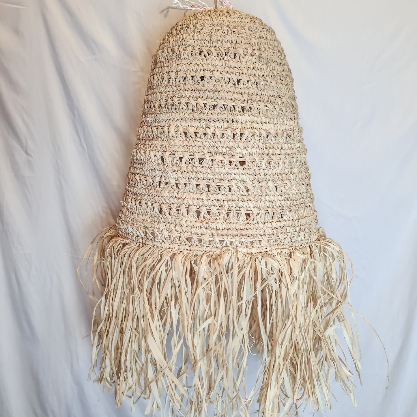Set of 3 lampshade 30cm 40cm 50cm pendant lamp shade palm rafia wicker chandelier bohemian lamp boho style decor
