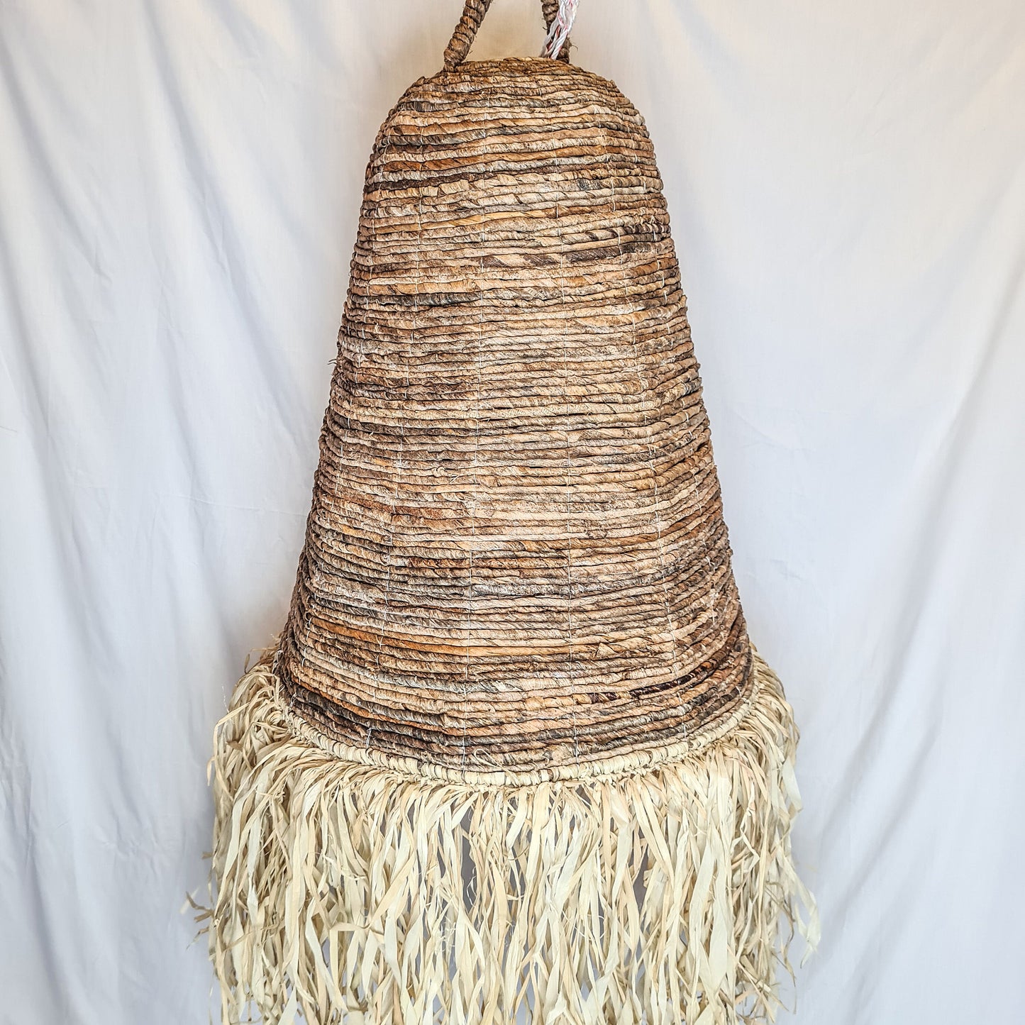 Set of 3 lampshade 30cm 40cm 50cm banana leaf pendant lamp shade wicker chandelier bohemian lamp boho style decor