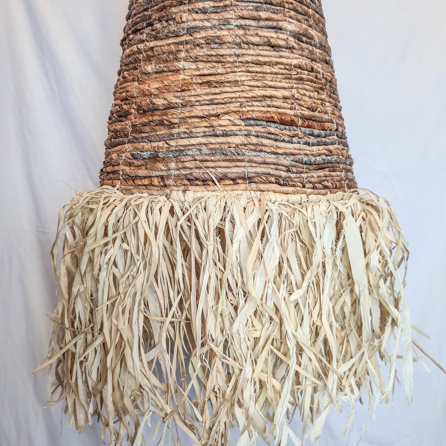 Set of 3 lampshade 30cm 40cm 50cm banana leaf pendant lamp shade wicker chandelier bohemian lamp boho style decor